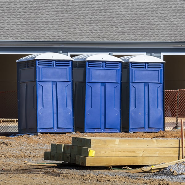 what is the maximum capacity for a single portable restroom in La Paz Valley Arizona